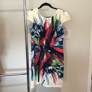 Multicolor Cocktail Dress, size 8